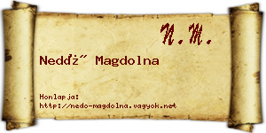 Nedó Magdolna névjegykártya